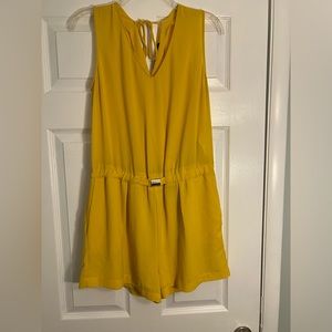 Zara Romper, Size M, Color; Vibrant yellow/gold